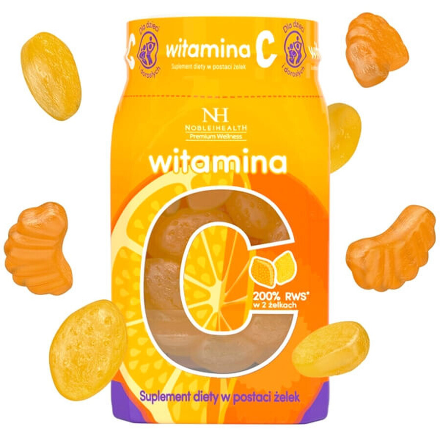 Vitamina C Gommose 300 g - Integratori Alimentari Naturali per Salute e Vitalità.