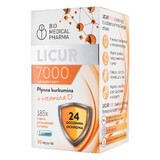 Licur 7000 D - Kurkuminflüssigkeit mit Vitamin D, 30 Kapseln