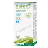 Masmi Natural Cotton, organic cotton sanitary pads, with applicator, Super, 14 pieces