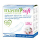 Masmi Soft Ultra Night, compresas ultrafinas de algod&#243;n org&#225;nico, con alas, para la noche, 10 unidades