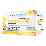 Allnutrition Vitamina C 1000 mg, vitamina C + bioflavonoides, 60 cápsulas