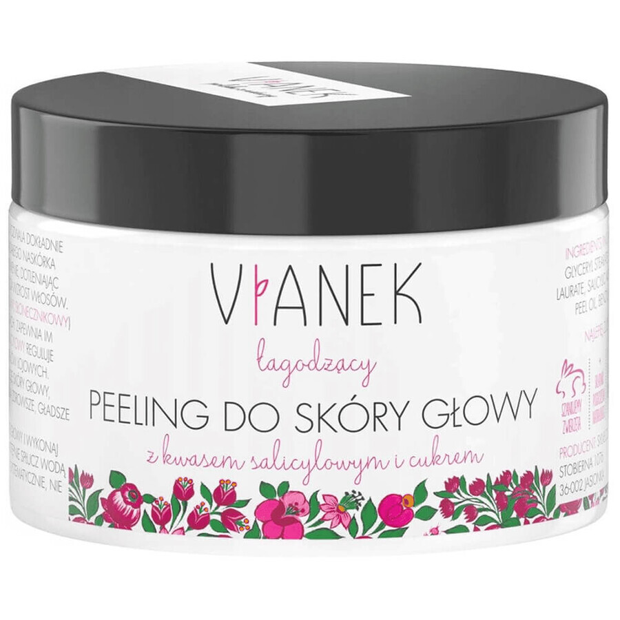 Vianek, exfoliante calmante para el cuero cabelludo, 155 g