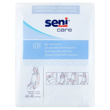 Seni Care, slabbetjes voor volwassenen, 10 stuks