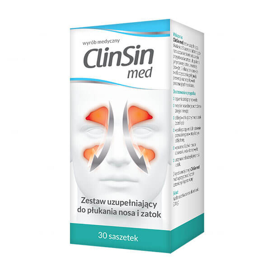 ClinSin Med, set suplementario, 30 sobres