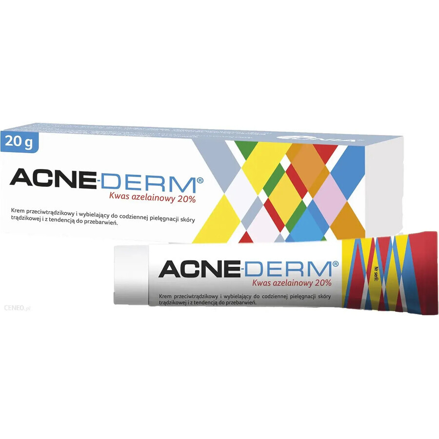 Acne-Derm, anti-acnecrème, azelaïnezuur 20%, 20 g