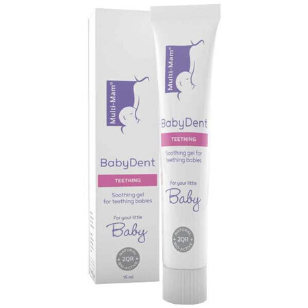 Multi-Mam BabyDent, gel para la dentición del bebé, 15 ml