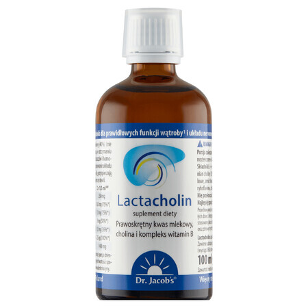 Dr. Jacob's Lactacholin, gotas, 100 ml