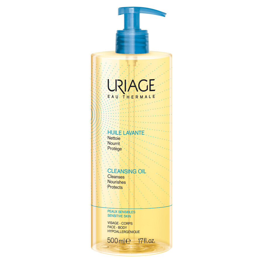 Uriage Eau Thermale, aceite de ducha con agua termal, 500 ml