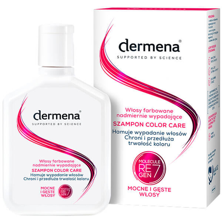 Dermena Color Care, champú anticaída, cabellos dañados por la coloración, 200 ml