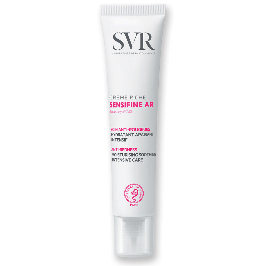 SVR Sensifine AR, crema vascular termorreguladora para la piel, rica, 40 ml