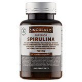 Singularis Superior Spirulina, 60 cápsulas vegetales