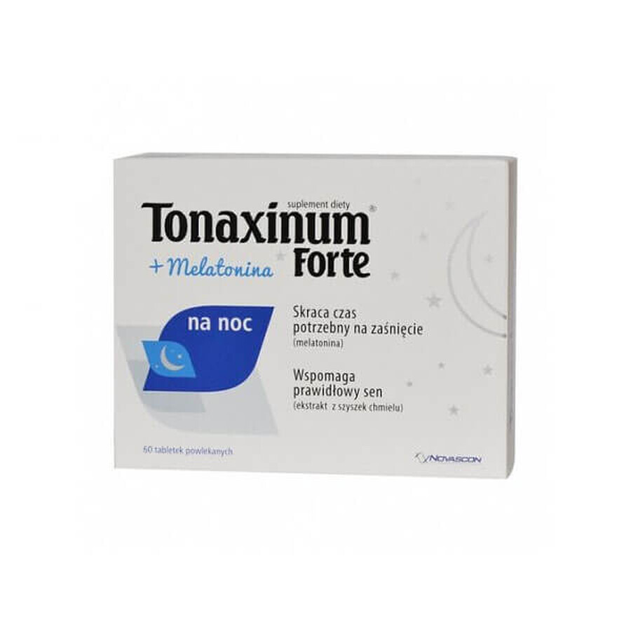 Tonaxinum Forte voor de nacht + Melatonine, 60 tabletten