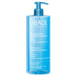 Uriage Eau Thermale, gel dermatológico de limpieza facial y corporal, pieles sensibles e irritadas, 500 ml