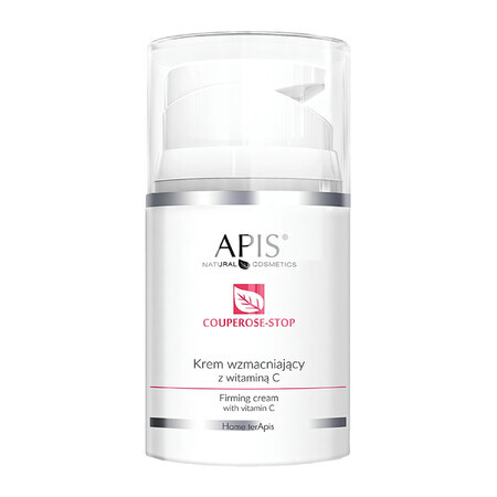 Apis, Crema fortalecedora con vitamina C, pieles vasculares, 50 ml