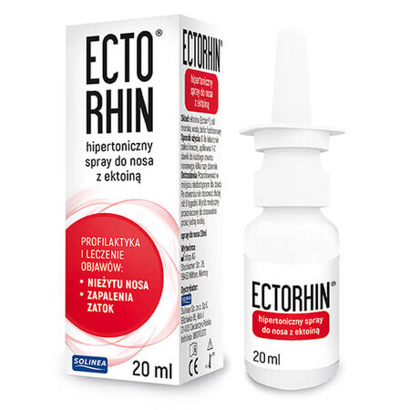 Ectorhin, spray nasal hipertónico con ectoína, 20 ml