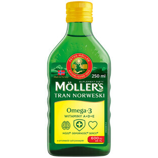 Alimento dietético noruego de Moller, mayores de 3 años, sabor limón, 250 ml