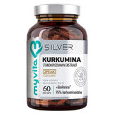 MyVita Silver Curcumin, extracto estandarizado, 60 cápsulas