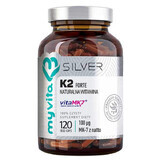 MyVita Silver Vitamin K2 100 µg FORTE, naturale, 120 capsule