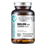 MyVita Silver Selenium Forte con Vitaminas A + C + E, 120 cápsulas