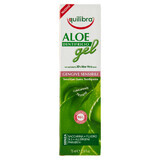 Equilibra Aloe, Sensitive pasta gel para dientes y encías sensibles, sin flúor, 75 ml