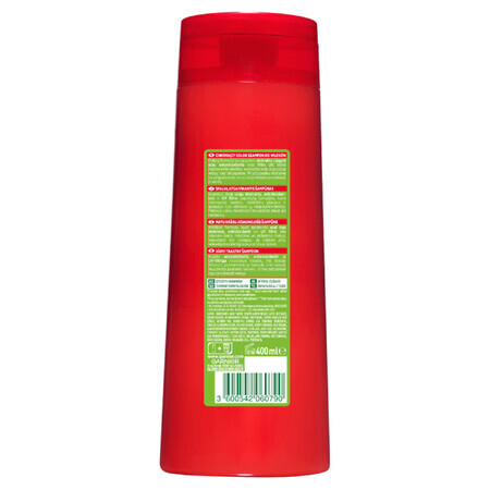 Garnier Fructis Color Resist, champú protector y abrillantador, cabello teñido, 400 ml