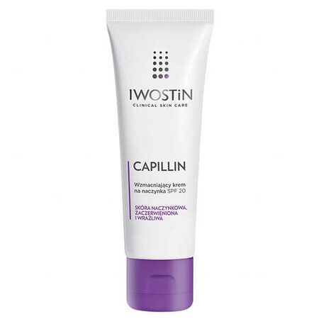 Iwostin Capillin, crema rafforzante per pelle delicata SPF20, arricchita di sostanze rafforzanti, 40ml