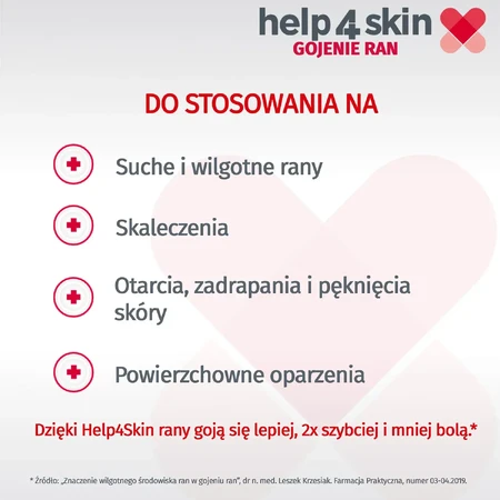 Help4Skin Curación de heridas, gel hidrocoloide, 20 g