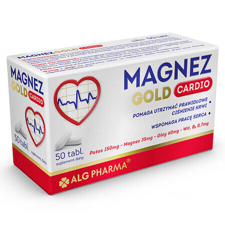 Magnesio Gold Cardio, 50 comprimidos