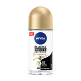 Nivea, antitranspirante roll-on, Invisible Black & White, Silky Smooth, 50 ml