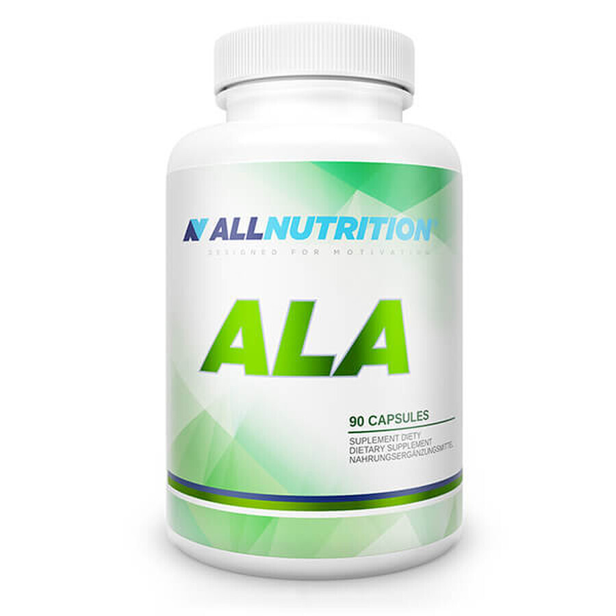 Allnutrition ALA, ácido alfa-lipoico 600 mg, 90 cápsulas