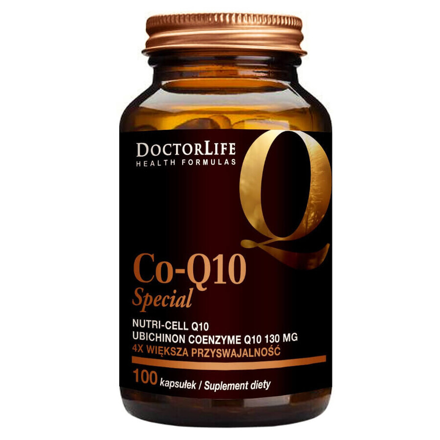 Doctor Life Co-Q10 Special, coenzima Q10 130 mg, 100 cápsulas