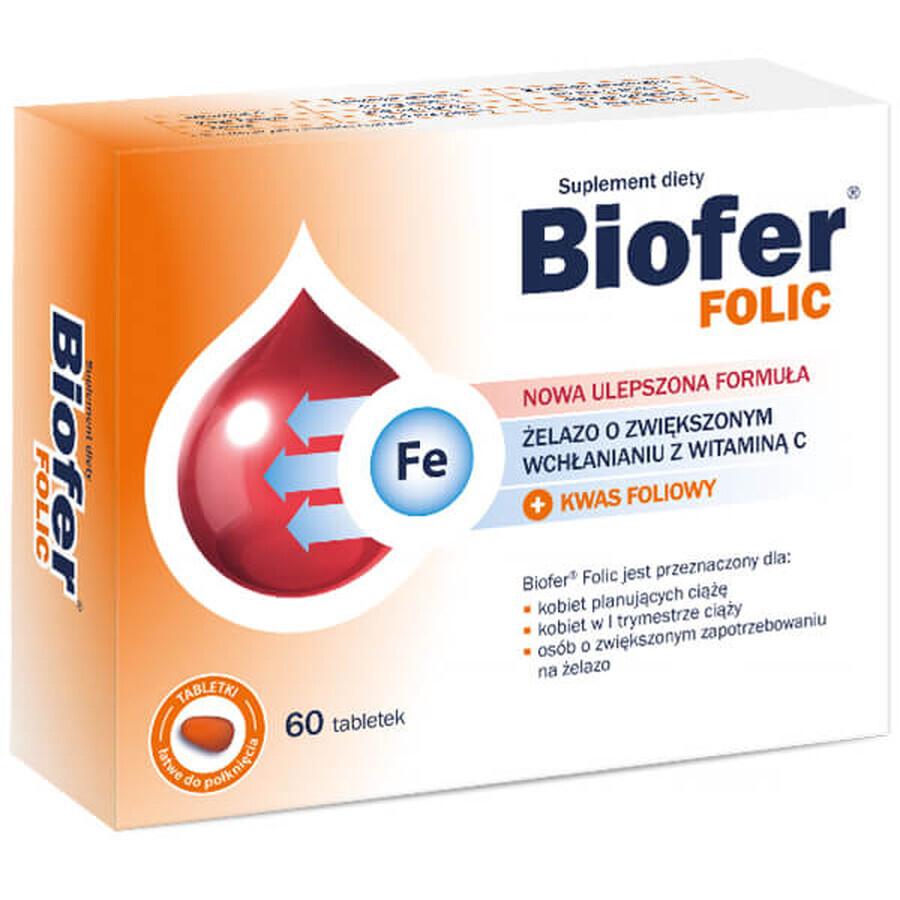 Biofer Folic, 60 tablets