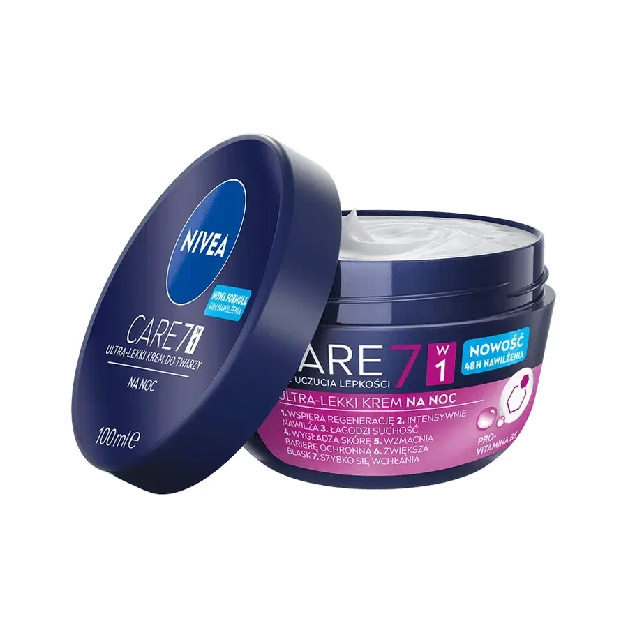 NIVEA CARE 7 in 1 Crema Notte Leggera 100 ml