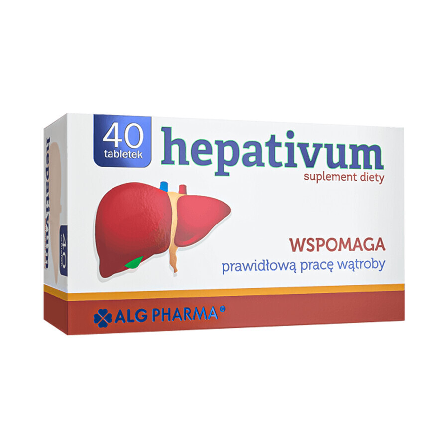 Hepativum, 40 tablets