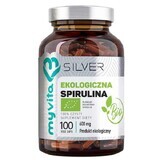 MyVita Silver, Espirulina BIO 600 mg, 100 cápsulas vegetales