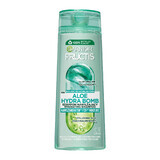 Garnier Fructis Aloe Hydra Bomb, champú fortificante para cabellos deshidratados, 400 ml