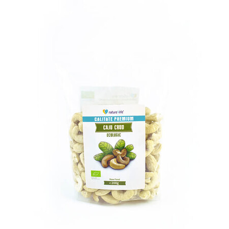 Biologische rauwe cashew, 200 g, Nature 4 Life