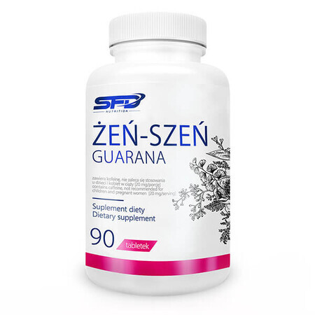 SFD Ginseng + Guarana, 90 comprimés