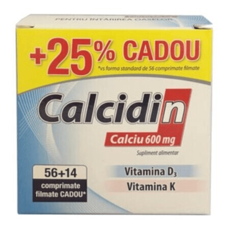 Calcidine 600mg, 56 + 14 tabletten, Zdrovit