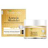 Bielenda Tratamiento Juventud, crema hidratante antiarrugas 40+, día y noche, 50 ml