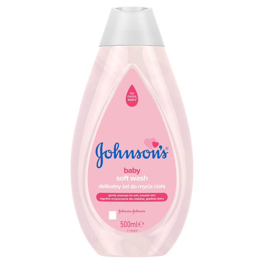 Johnson s Delicate Gel Detergente per il Corpo per Bambini, 500ml