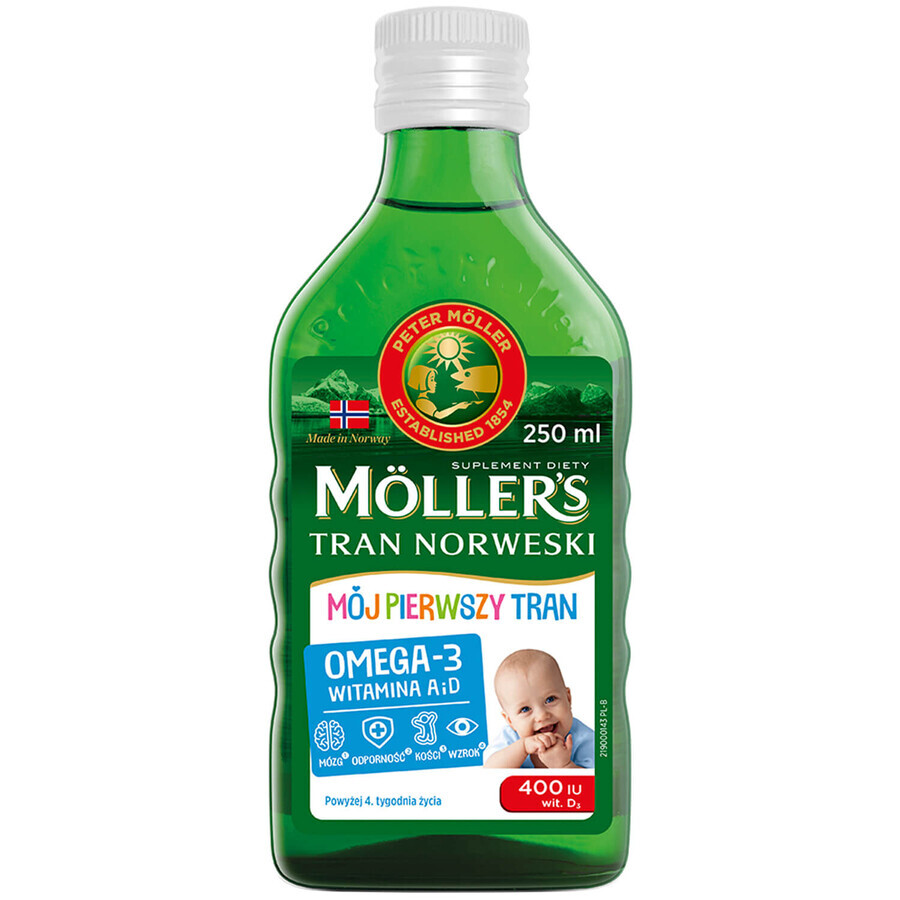 Mi Primer Alimento Dietético Noruego de Moller, para más de 4 semanas, 250 ml