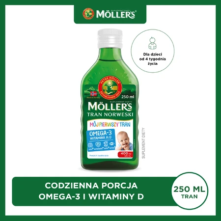 Moller's My First Norwegian Dietary Food, plus de 4 semaines, 250 ml