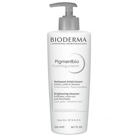 Bioderma Pigmentbio Foaming Cream, Creamy cleansing gel, without soap, 500 ml