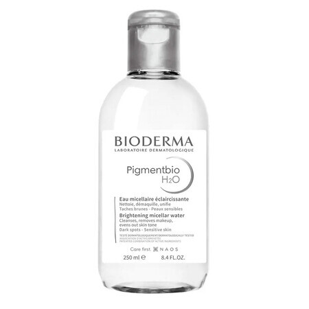 Bioderma Pigmentbio H2O, loción micelar iluminadora, 250 ml