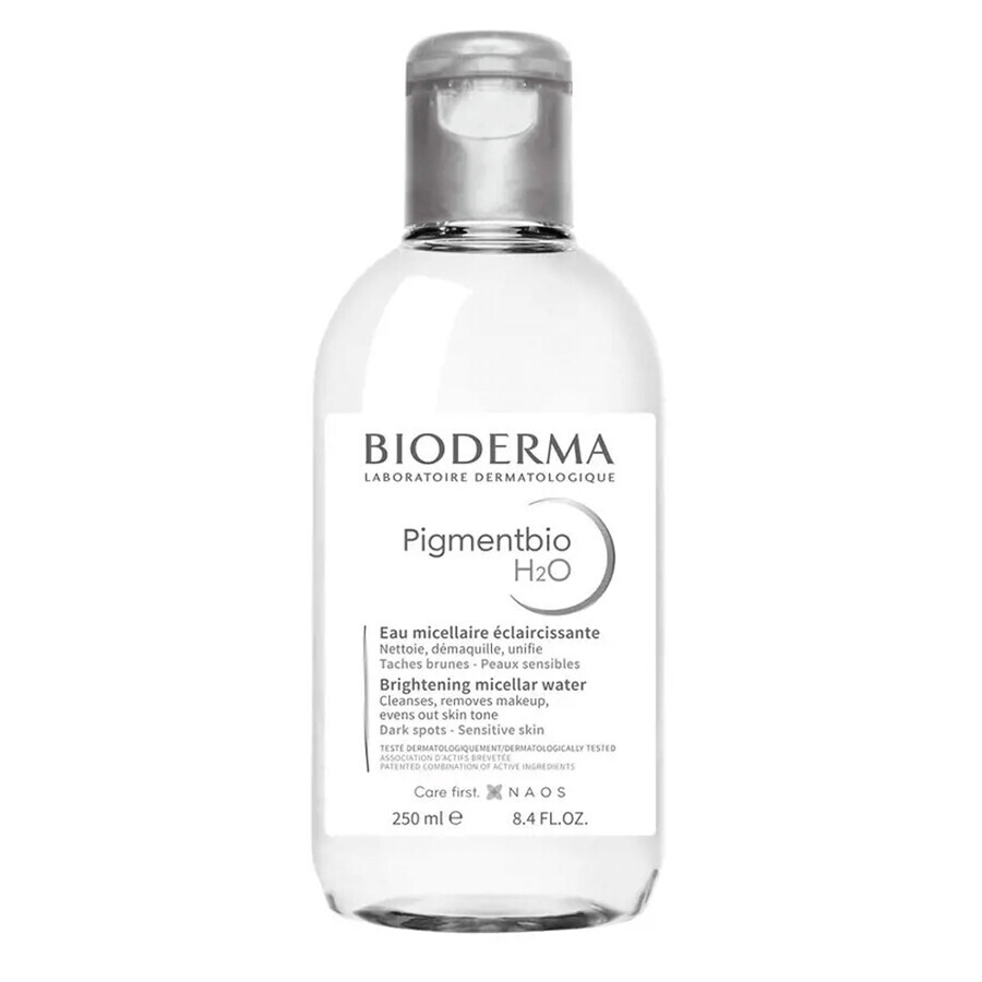 Bioderma Pigmentbio H2O, loción micelar iluminadora, 250 ml