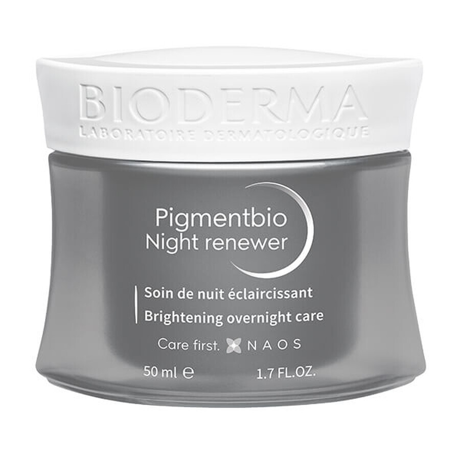 Bioderma Pigmentbio Renovador de Noche, crema facial iluminadora, noche, 50 ml