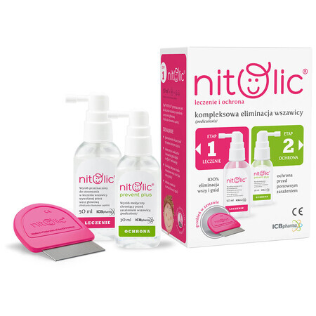 Pipi Nitolic Tratamiento y Protección, Kit completo de erradicación de piojos