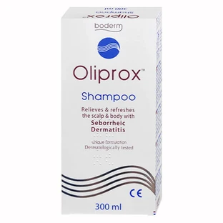 Oliprox Shampoo tegen seborroïsche dermatitis van hoofdhuid en lichaam, 300 ml