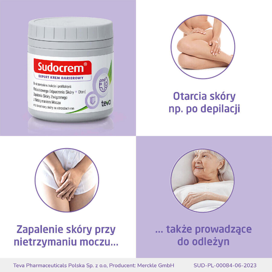 Sudocrem Expert, cremă de barieră, 125 g